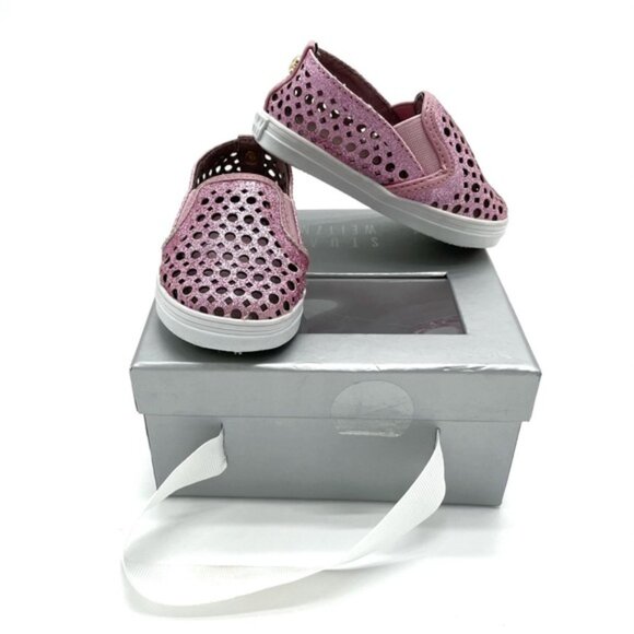 Stuart Weitzman "My First Weitzman" metallic pink baby shoes - size 3 (6-9m) - Picture 1 of 1